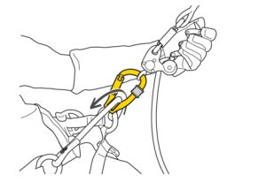 Karabiner sa koturačom Rollclip Z 